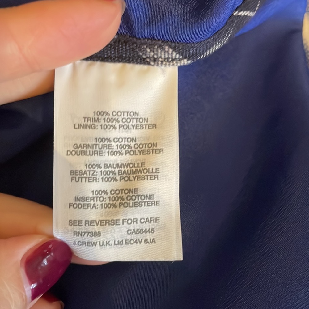 J.Crew cotton dress. Made in India - Picture 7 of 8